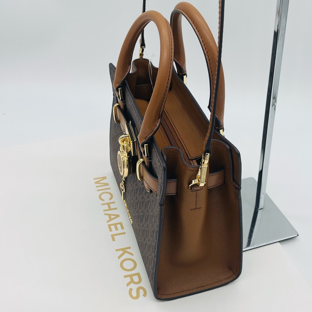 Michael Kors Hamilton Small Satchel Crossbody Bag - Picture 7 of 12